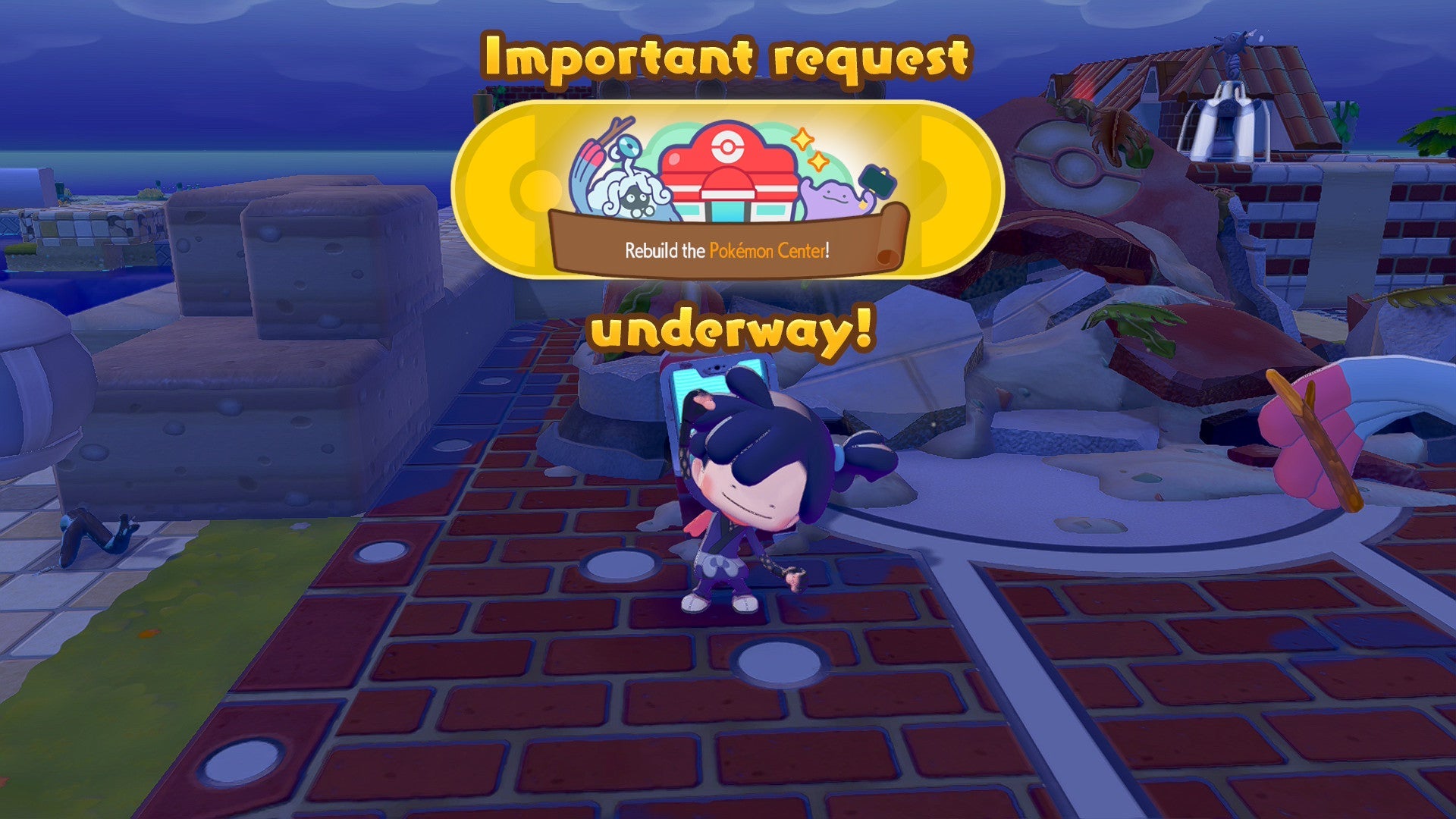 Rebuild the Pokémon Center Request