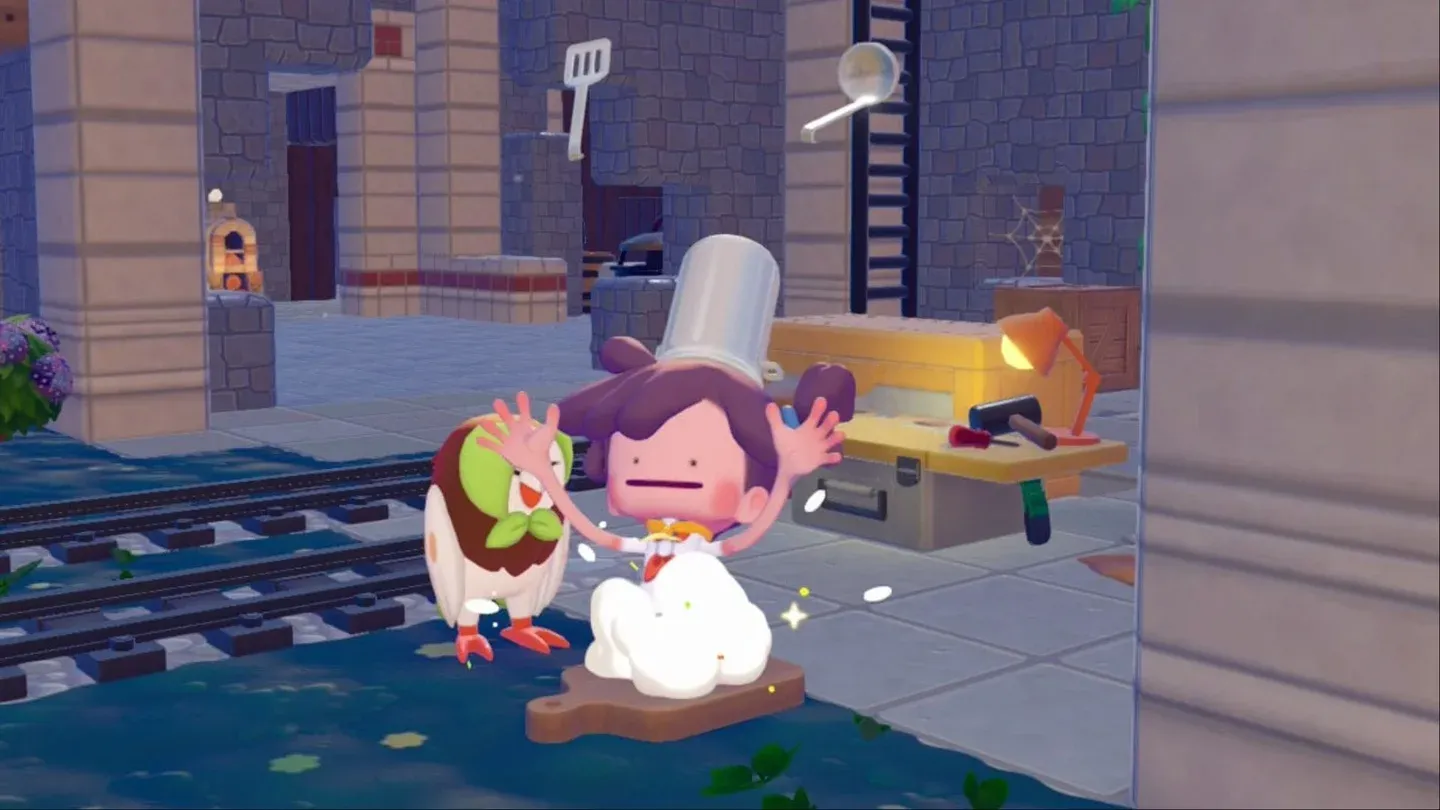 Salad prep at the Cutting Board