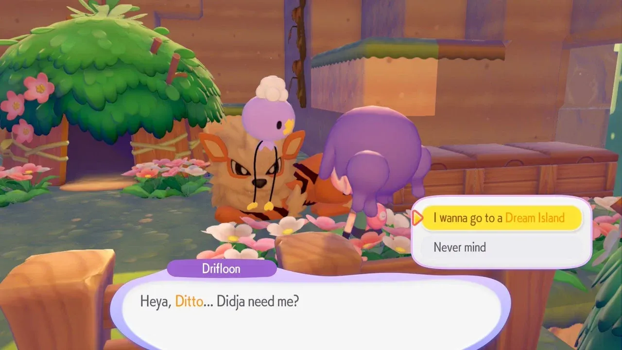 Unlock Dream Islands via Drifloon