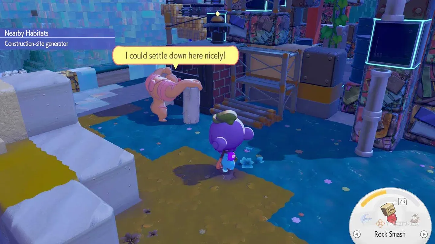 Conkeldurr habitat setup screen