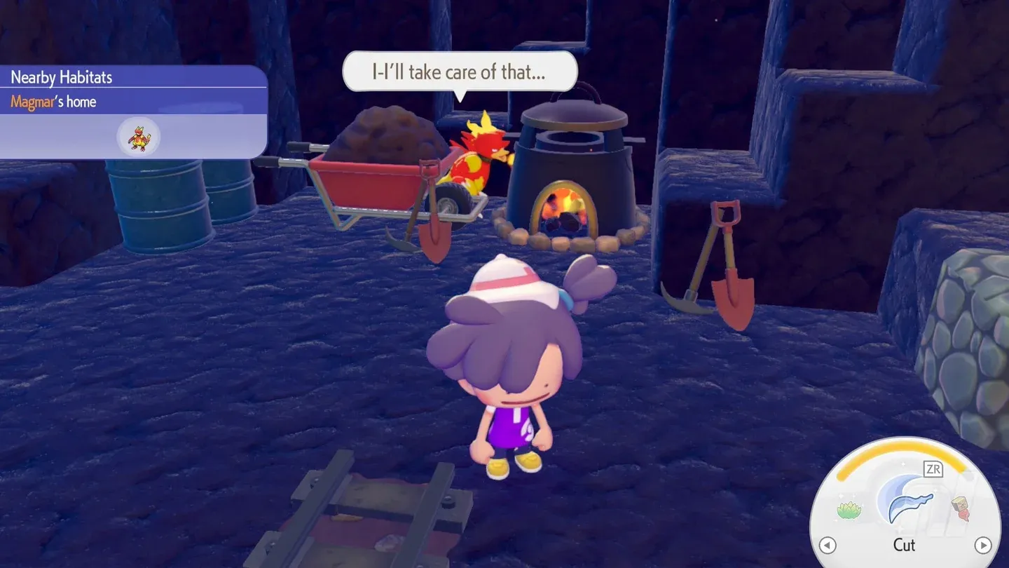 Magmar powers the furnace