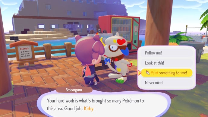 Smearguru が家具に色を塗っている様子