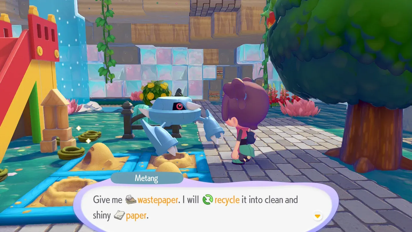 Smash trash blocks for Wastepaper