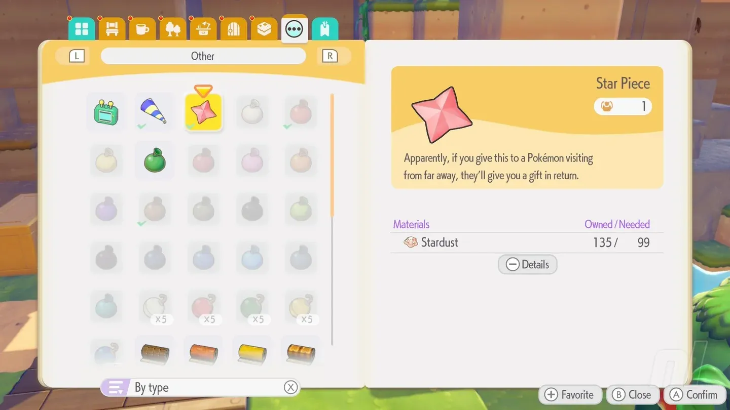 Porygon2 converts Star Pieces